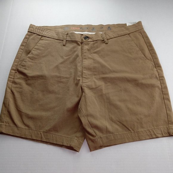 St. John's Bay Shorts St Johns Bay Mens Temp Flex Khaki Shorts Size